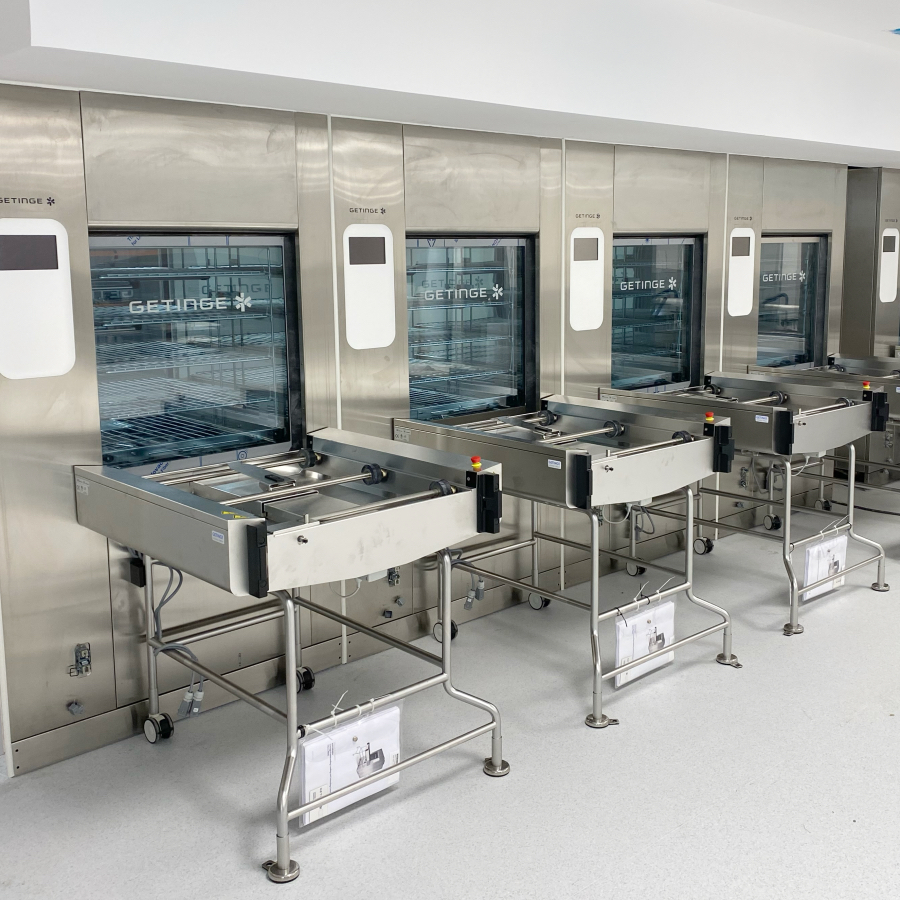 Installation d’un bloc de stérilisation - Clinique du pré au Mans - par Bretagne Techniques Services