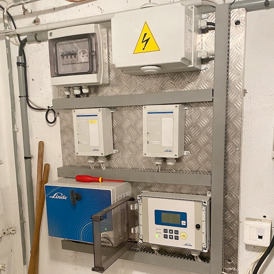 Installation Linde à l'hôpital Loudun
